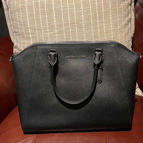 Michael Kors Black Satchel Bag